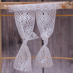 Dollhouse Mini Door Curtain Lace Model Gift