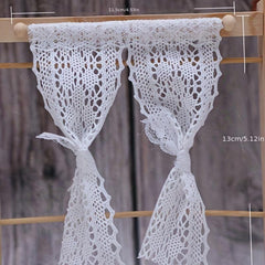Dollhouse Mini Door Curtain Lace Model Gift