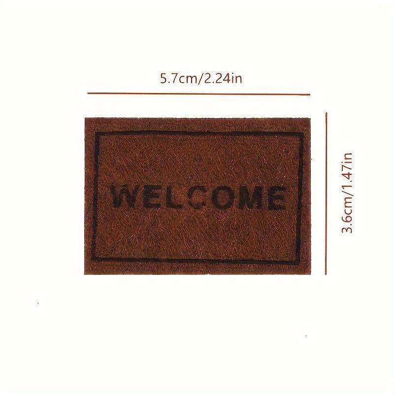 Dollhouse Welcome Floor Mat Carpet Rug - Accessories