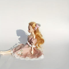 2pcs Doll Maid Lace Dress For 11 8in Doll Cosplay Doll Accessory Set