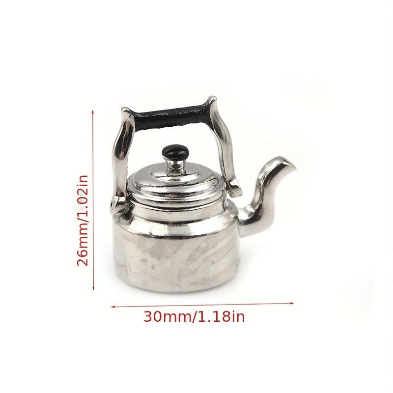 1:12 Dollhouse Mini Tea Kettle Pretend Play Furniture Toy