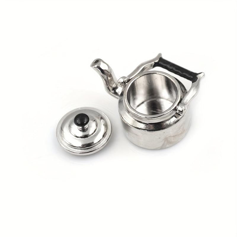 1:12 Dollhouse Mini Tea Kettle Pretend Play Furniture Toy