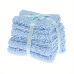 Dollhouse Simulation Fan Bathroom Towel Scene Decor