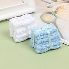 Dollhouse Simulation Fan Bathroom Towel Scene Decor