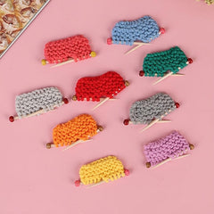 Dollhouse Mini Food Play Knitting Sweater Scene Decoration