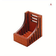 Dollhouse Bookshelf Storage Rack Organizer for Toy Doll House Accessories