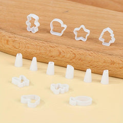 1:12 Dollhouse Baking Mold Bakeware Piping Tip Measuring Spoon Model Kitchen Toy