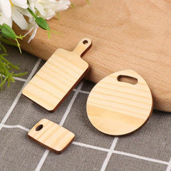 Dollhouse Mini Cutting Board Simulative Tray Model Doll House Kitchen Decor