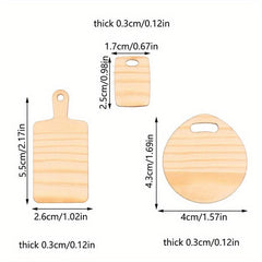 Dollhouse Mini Cutting Board Simulative Tray Model Doll House Kitchen Decor