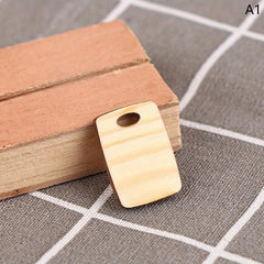 Dollhouse Mini Cutting Board Simulative Tray Model Doll House Kitchen Decor