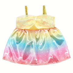 4pcs Doll Skirt Set for 17-18 Inch Newborn Baby Doll - Elk Fox Pattern