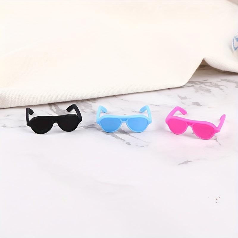 Mini Doll Sunglasses Sun Glasses Scene Decoration
