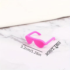 Mini Doll Sunglasses Sun Glasses Scene Decoration