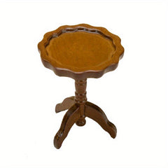 1:12 Dollhouse Round Lace Table Tea Table Furniture Model Decor