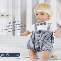 Realistic 56 Cm Reborn Baby Boy Doll Soft Skin Body DIY Toy