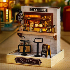 Sakura Noodle House DIY Doll House Kit with Furniture Wooden Crafts
