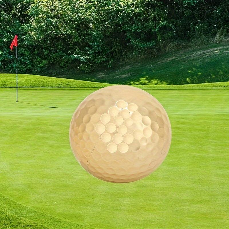 Portable Double Layer Plated Golf Ball Accessory