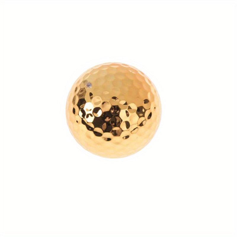 Portable Double Layer Plated Golf Ball Accessory