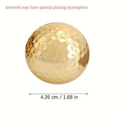 Portable Double Layer Plated Golf Ball Accessory