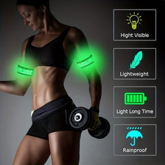 Snap Circle Bracelet Hot Pressure Arm Band for Night Running