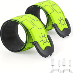 Snap Circle Bracelet Hot Pressure Arm Band for Night Running