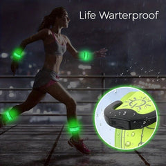 Snap Circle Bracelet Hot Pressure Arm Band for Night Running