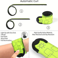 Snap Circle Bracelet Hot Pressure Arm Band for Night Running