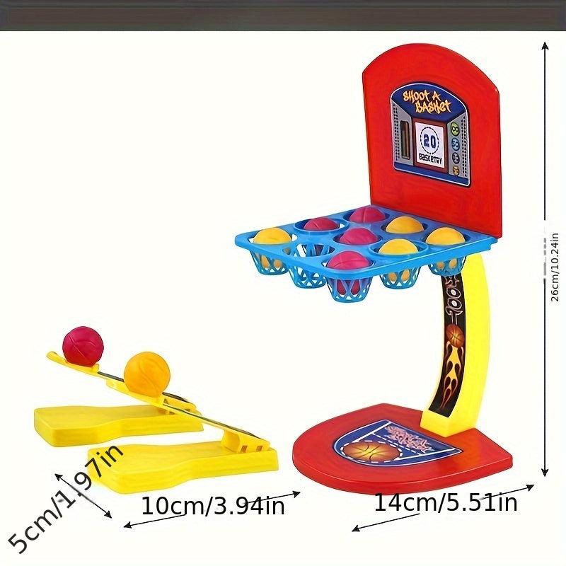 Kids Puzzle Basketball Shooting Toy Mini Basketball Machine