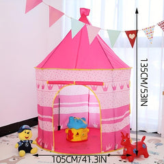 Kids Indoor Castle Play Tent Yurt Small House