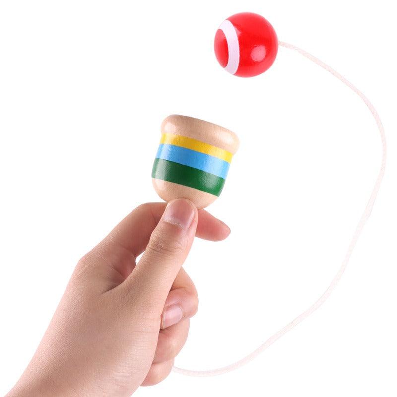 Wooden Sword Cup Sword Ball Montessori Toy