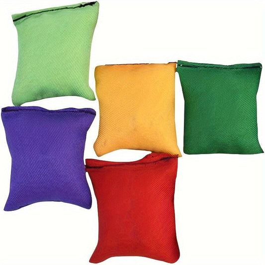 2pcs Woolen Fabric Toss Bags Colorful Cornhole Set Outdoor Tossing Game Bags