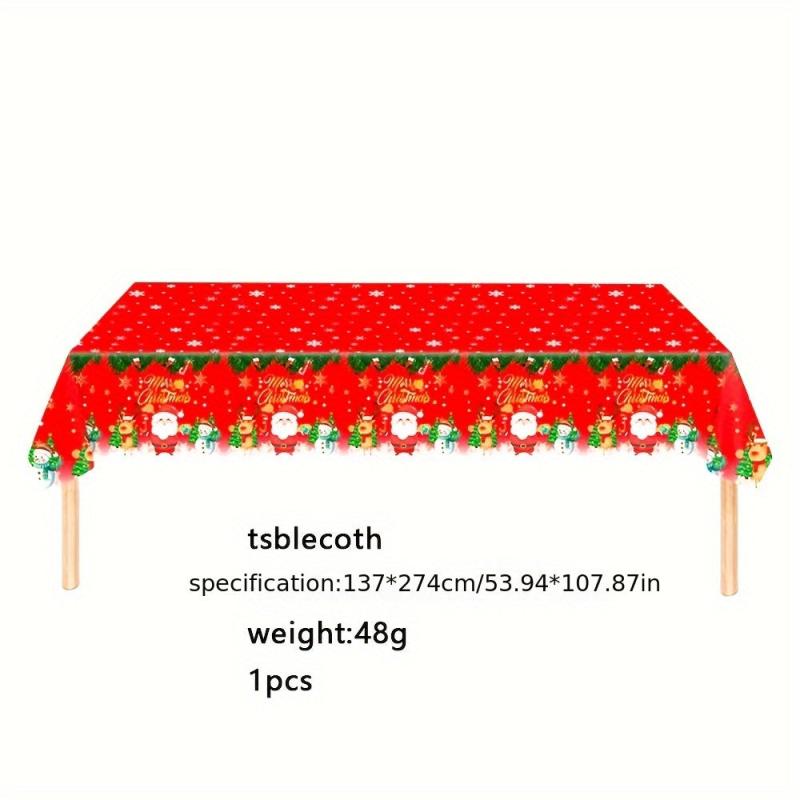 24pcs Christmas Paper Cup Plate Tissue Tableware Party Set