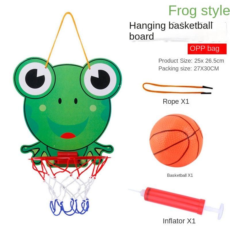 Kids Hanging Cartoon Basketball Rack - Sports Toy for Indoor & Outdoor