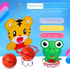 Kids Hanging Cartoon Basketball Rack - Sports Toy for Indoor & Outdoor