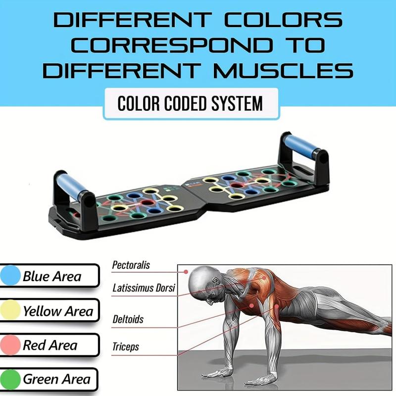 Multifunctional Folding Push up Board Toy For Home And Gym Workouts