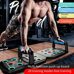 Multifunctional Folding Push up Board Toy For Home And Gym Workouts