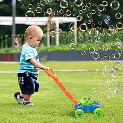 Toddler Bubble Lawn Mower Bubble Blower Summer Outdoor Toy