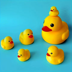 5pcs Duck Pinch Call Sound Small Yellow Duck Toy