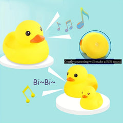 5pcs Duck Pinch Call Sound Small Yellow Duck Toy