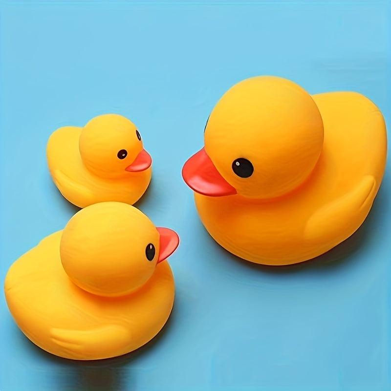 5pcs Duck Pinch Call Sound Small Yellow Duck Toy