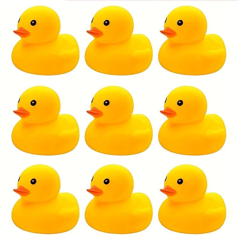 5pcs Duck Pinch Call Sound Small Yellow Duck Toy