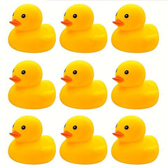 5pcs Duck Pinch Call Sound Small Yellow Duck Toy
