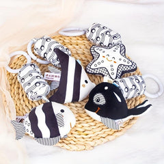 Newborn Stroller Pendant Toys Baby Bed Bells Marine Life Early Education Toys