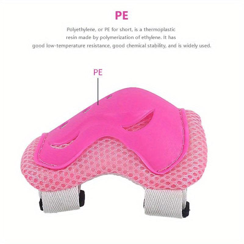 6pcs Kids Knee Pads Wrist Guards Set for Cycling Skateboard