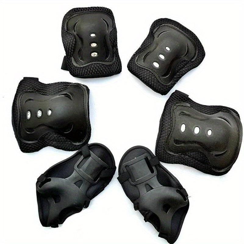 6pcs Kids Knee Pads Wrist Guards Set for Cycling Skateboard
