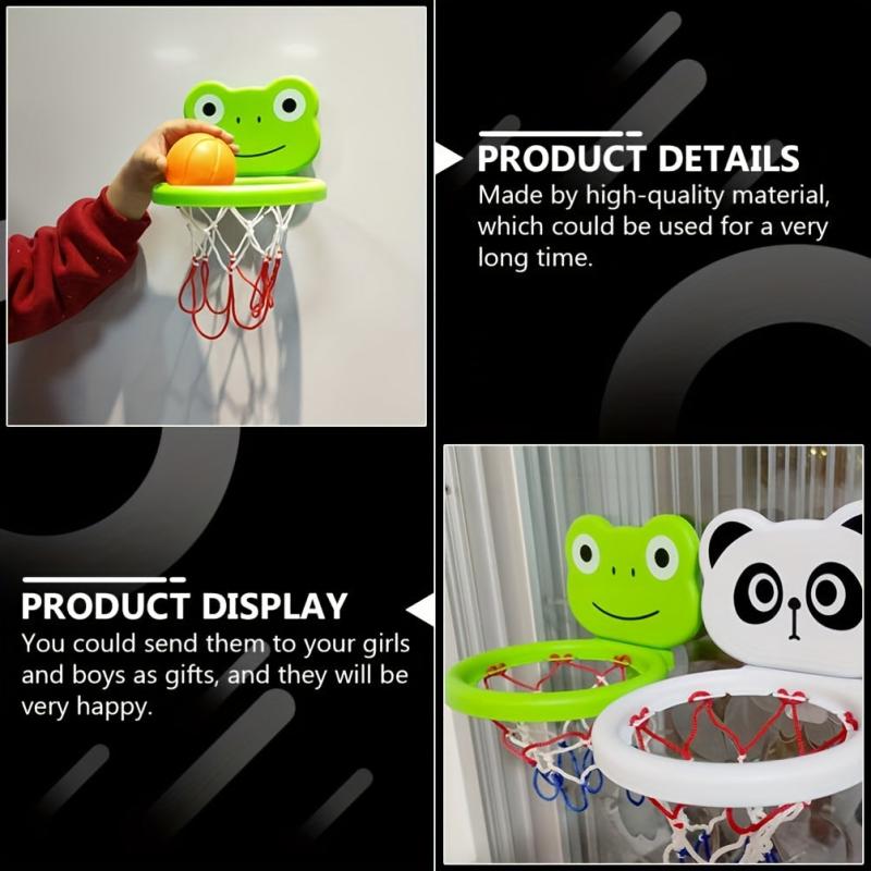 Kids Hanging Basketball Hoop Set Indoor Toy Mini Hoop For Door Wall Bath