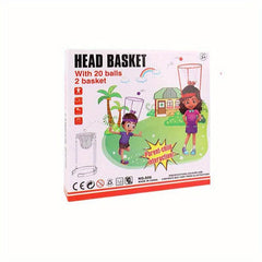 2 piece Hoop Basketball Party Game Carnival Game Adjustable Basketball Headband