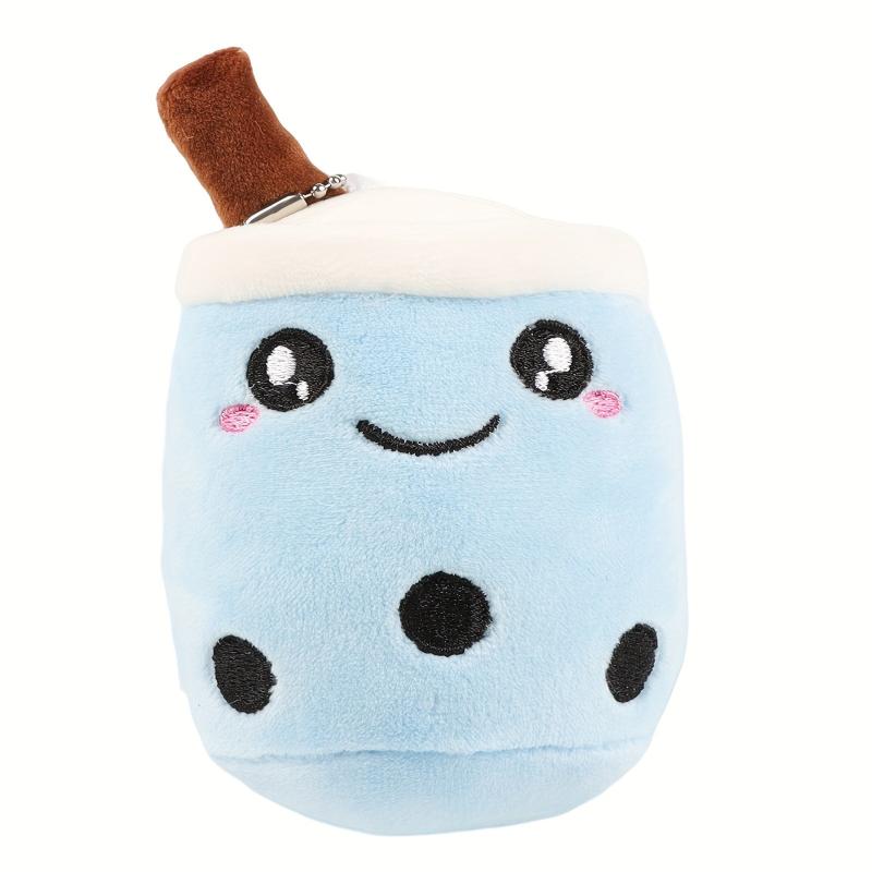 Bubble Tea Plush Keychain Toy Pendant For Purse Or Backpack Doll