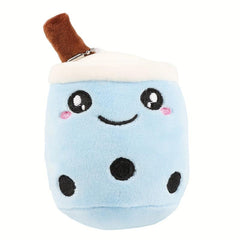 Bubble Tea Plush Keychain Toy Pendant For Purse Or Backpack Doll