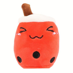 Bubble Tea Plush Keychain Toy Pendant For Purse Or Backpack Doll
